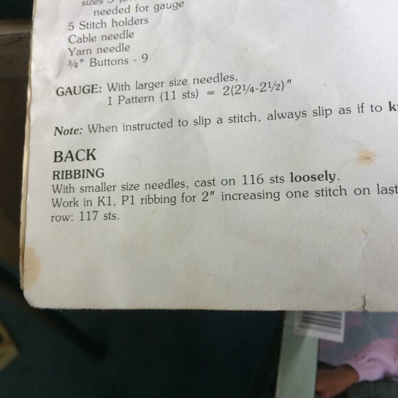 Leisure Arts Knit & Crochet Afghans Vests Cardigans - Picture 15 of 16